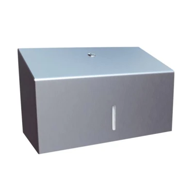 MER-POJEMNIK NA RĘCZNIKI SKŁADANE MINI STAL MATOWA AEM201