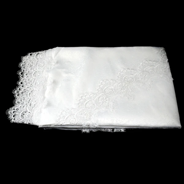 MESA-OBRUS 140*260 *GIPIURA* ART.088 OVAL BIAŁY