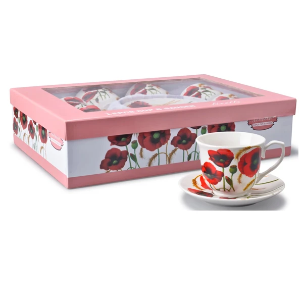 TOM-KPL. FILIŻANEK+SPODEK 6+6 250ML CR66K-18