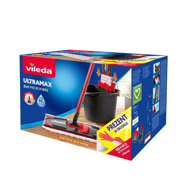 VILEDA-KPL. WIADRO+MOP ULTRAMAX BOX + GRATIS 174138