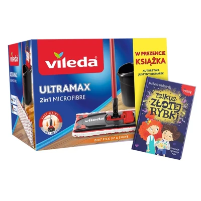 VILEDA-KPL. WIADRO+MOP ULTRAMAX BOX + KSIĄŻKA 179941