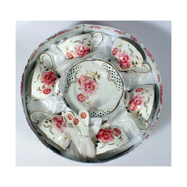 4WD-KPL. FILIŻANKI PEONIA WYPUKŁE 18EL. PEON 018W