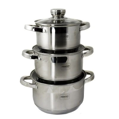 EB-KPL. 3 GARNKÓW NIERDZEWNYCH 16/18/20CM ZP 1151