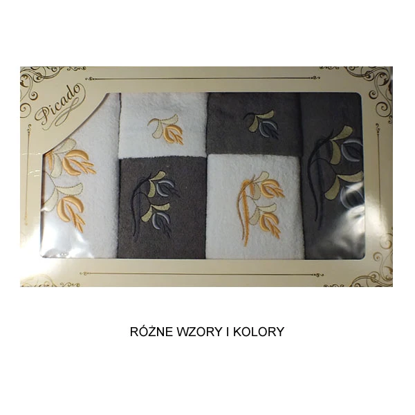 EUROMAT-KPL. 6 RĘCZNIKÓW *SZMARAGD HAFT*