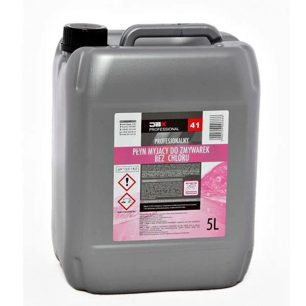 JAX-41 PROFESJONALNY PŁYN MYJĄCY DO ZMYWAREK BEZ CHLORU *JAX PROFESSIONAL* 5L