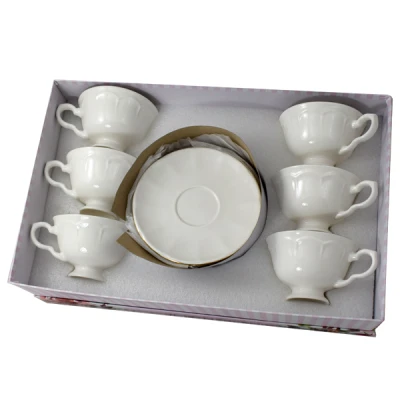 MMG-KPL. FILIŻANEK+SPODEK 6+6 ZŁOTO JULIA 57247