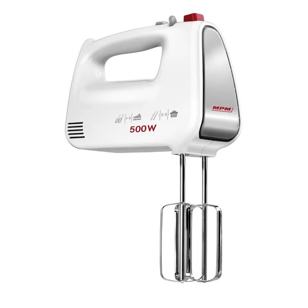 MIKSER RĘCZNY 300W 5 PRĘDKOŚCI BIAŁY LEKKI I ERGONOMICZNY MPM