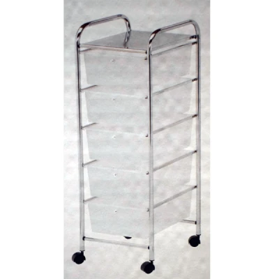 MX3050-REGAL NIERDZ. NA KÓŁKACH *5* SZUFLAD PLASTIK