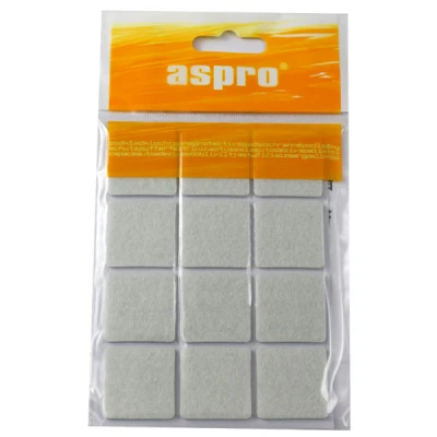 MIDAS-KPL.12 PODKŁADEK FILCOWYCH *BIAŁYCH* 28X28MM A-40001-04-012