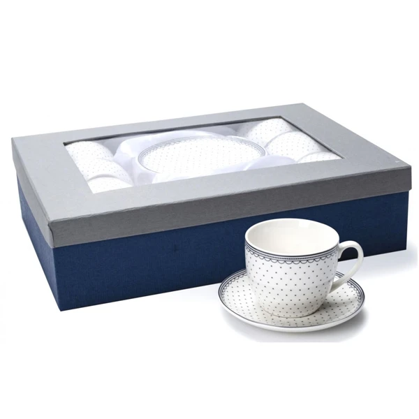 TOM-KPL. FILIŻANEK+SPODEK 6+6 250ML CR6K-27