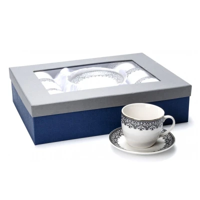 TOM-KPL. FILIŻANEK+SPODEK 6+6 250ML CR6K-41