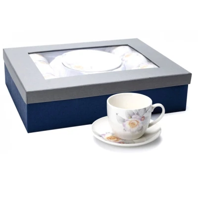 TOM-KPL. FILIŻANEK+SPODEK 6+6 250ML CR6K-90