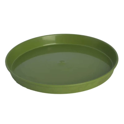 PODSTAWKA DREWNOPODOBNA * 4* ZIELONA OLIWKOWA 25,5 cm