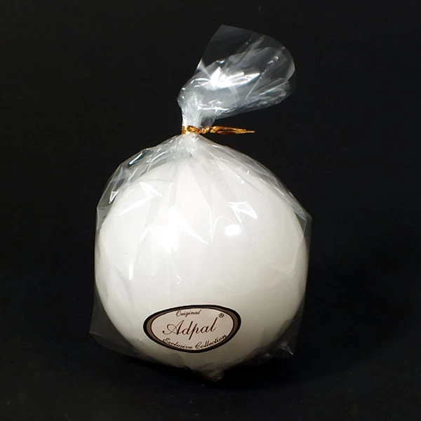 ADPAL-ŚWIECA KULA K-4 FI100 LAKIER BIAŁA