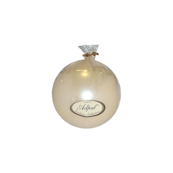 ADPAL-ŚWIECA KULA K-4 FI100 METALIK PERŁA ECRU