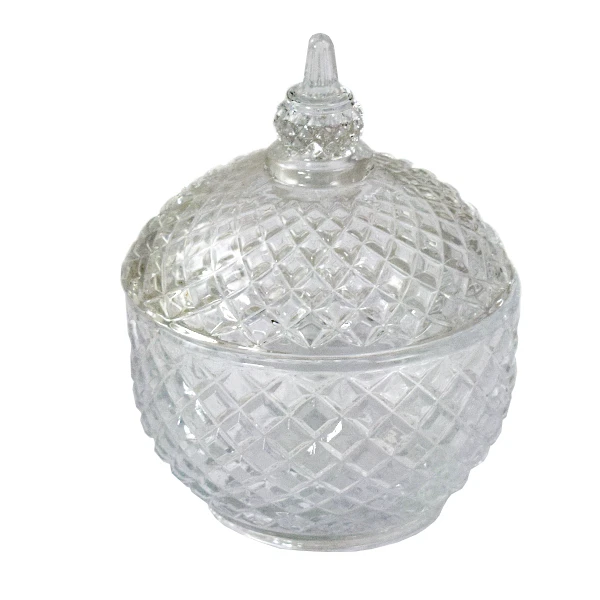 AS-CUKIERNICA SZKLANA FI9,5XH12CM AST22607