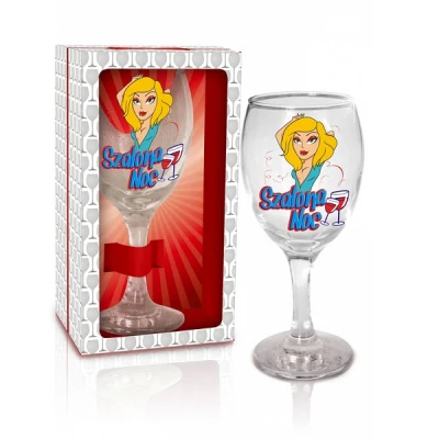 BG-KIELISZEK DO WINA 220ML *SZALONA NOC*