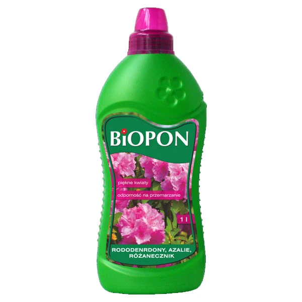 BIOPON-NAWÓZ DO RODODENDRONÓW, AZALII, RÓŻ 1L