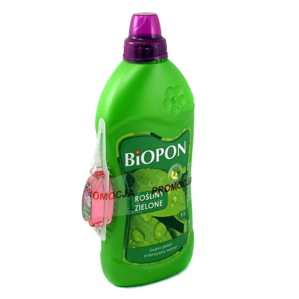 BIOPON-NAWÓZ DO ZIELONYCH 1L+GRATIS