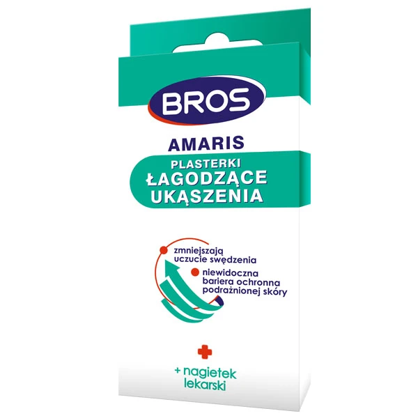 BROS-20 PLASTERKÓW ŁAGODZĄCYCH UKĄSZENIA *AMARIS*