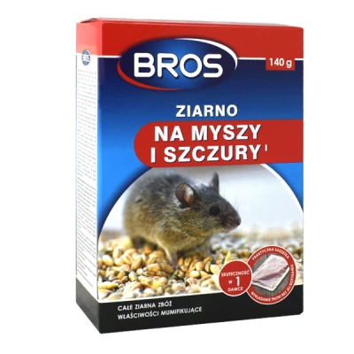 BROS-ZIARNO NA MYSZY I SZCZURY 140G