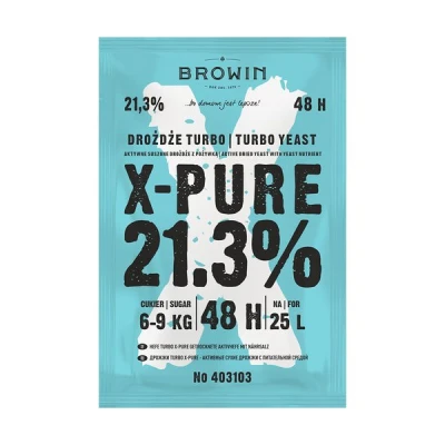 BROWIN-DROŻDŻE GORZELNICZE TURBO X-PURE 21,3% 135GR 403103