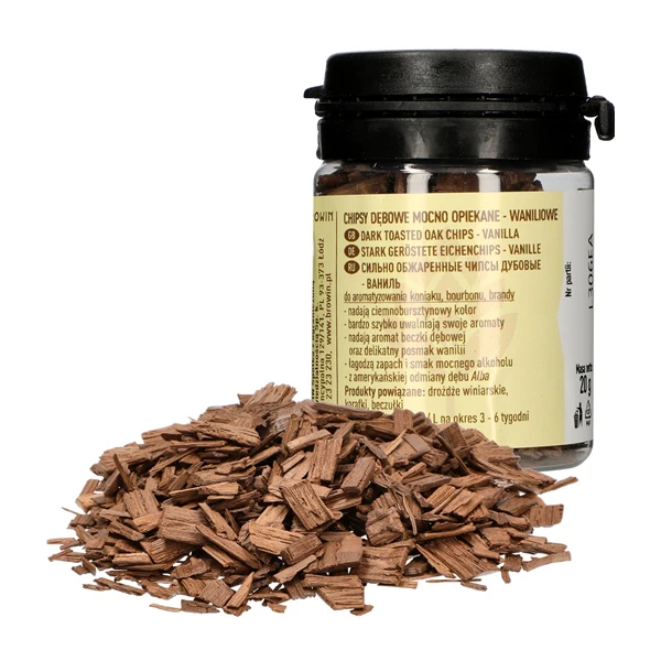 BR-WIÓRKI DĘBOWE WANILIOWE MOCNO OPIEKANE 20G 405040