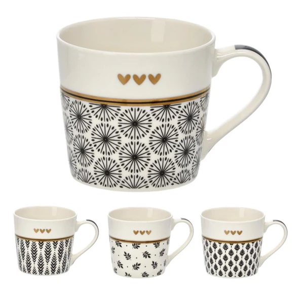 CH-KUBEK PORCELANOWY GAŁĄZKI 400ML 7932