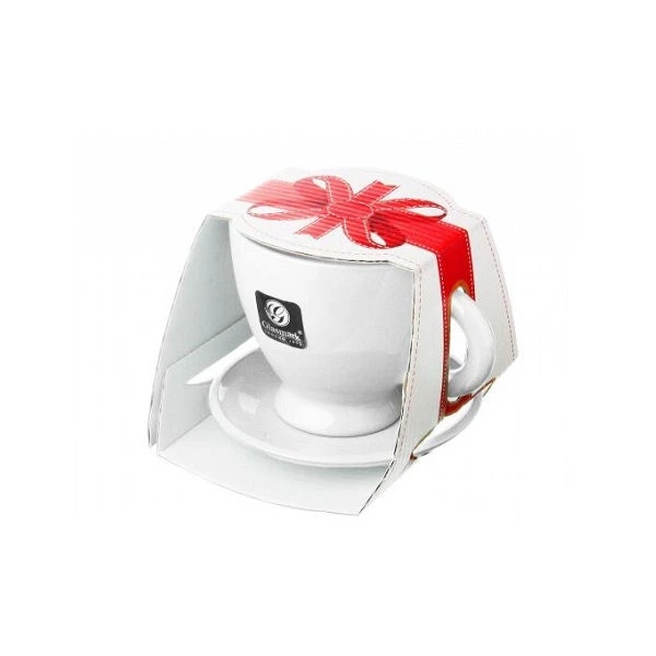 GLA-FILIŻANKA+SPODEK BIAŁA 230ML